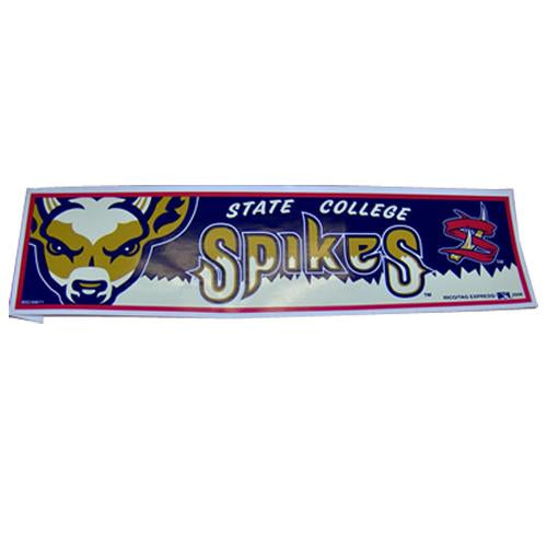 State College Spikes Deer Logo Bumper Sticker