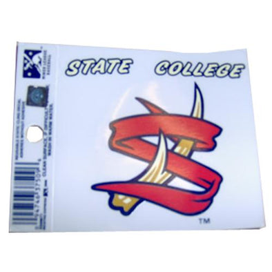 State College Spikes S Logo Window Cling